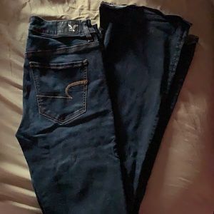 American Eagle High-Rise Slim Flare Jeans